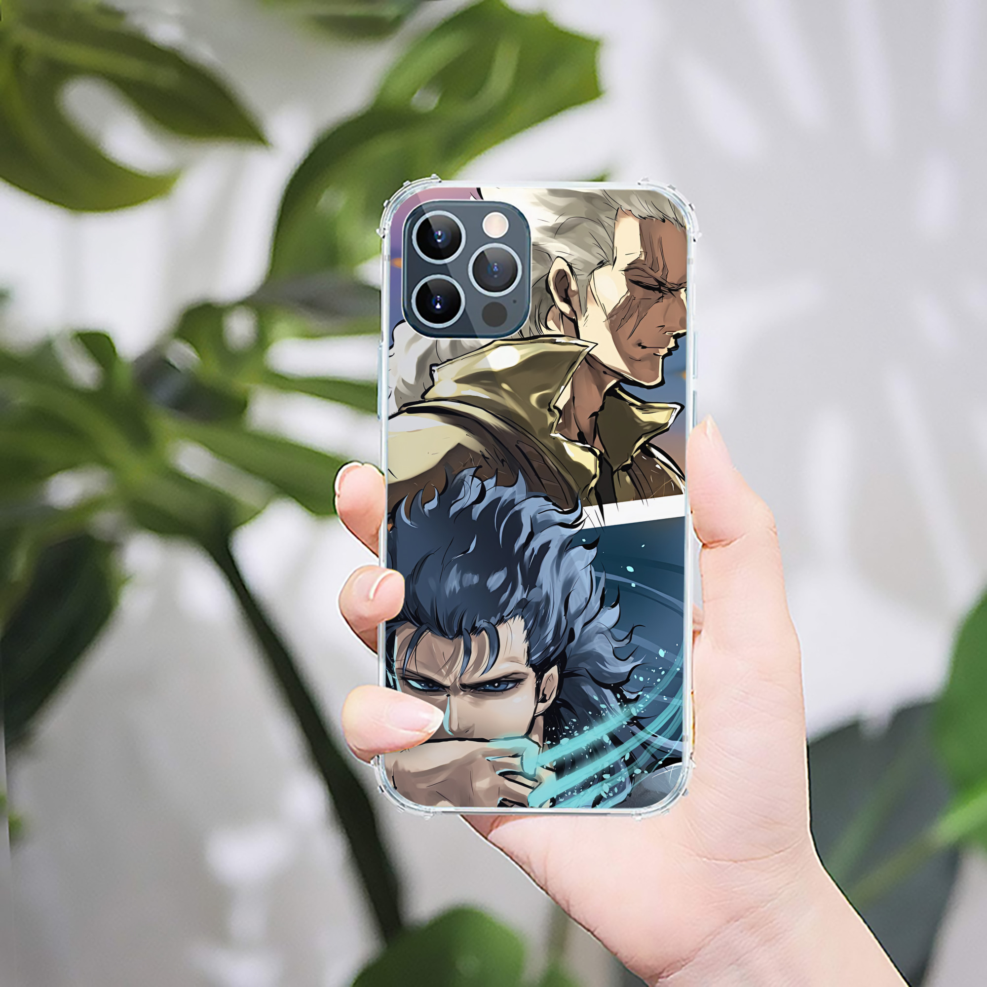 （画像用） 北斗の拳 Fist of the North Star 【iPhone 12シリーズ対応】透明スマホケース（クリアソフトケース）